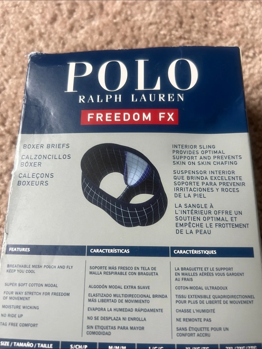 Polo by Ralph Lauren Men's Red Boxer Briefs 3-Pack